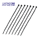 DATACOM Stahovací páska (2.5x165) černá 100ks