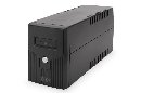 DIGITUS Professional Line-interaktivní UPS, 600VA / 360W 12V / 7Ah x1, 2x CEE 7/7, AVR, RJ-11, LED d