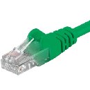 PremiumCord Patch kabel UTP RJ45-RJ45 level 5e 0.25m zelená