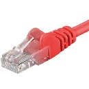 PremiumCord Patch kabel UTP RJ45-RJ45 level 5e 0.25m červená