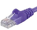 PremiumCord Patch kabel UTP RJ45-RJ45 level 5e 0.25m fialová