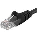 PremiumCord Patch kabel UTP RJ45-RJ45 level 5e 0.5m černá