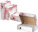 LEITZ Esselte Speedbox rychle-složitelná archivační krabice 100 mm, bílá-červená