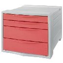 NOBO Zásuvkový box Esselte Colour'Breeze, korálová