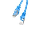 LANBERG Patch kabel CAT.6 FTP 1.5M modrý Fluke Passed