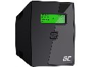 Green Cell Nepřerušitelný zdroj napájení UPS 600VA 360W s LCD displejem | VERZE EU | 2x zásuvky Schu