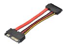 PremiumCord Prodlužka k HDD SATA 22pin, data + napájení, M/F, 15cm