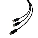 LEXIP STEELPLAY - USB KABEL PRO OVLADAČ PLAYSTATION 5, ČERNÝ, 3M