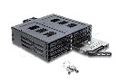 Delock Mobilní rámeček rozměru 5.25” pro 8 x 2.5” HDD / SSD SATA nebo SAS